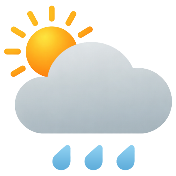 短暫陽光 有驟雨